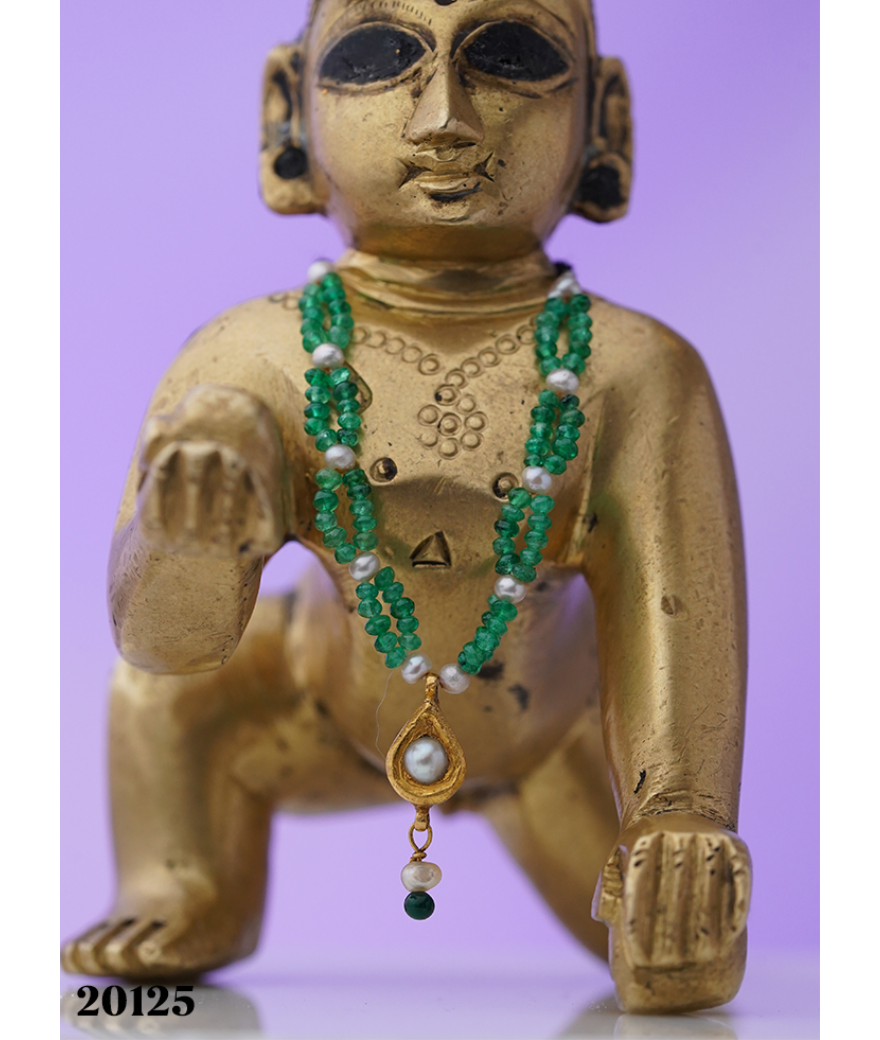 Gold - Green Mala