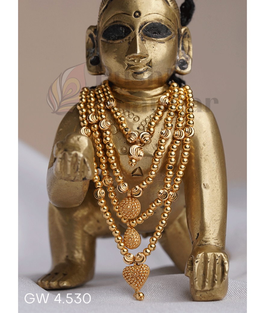 4 Line Gold Haar Mala