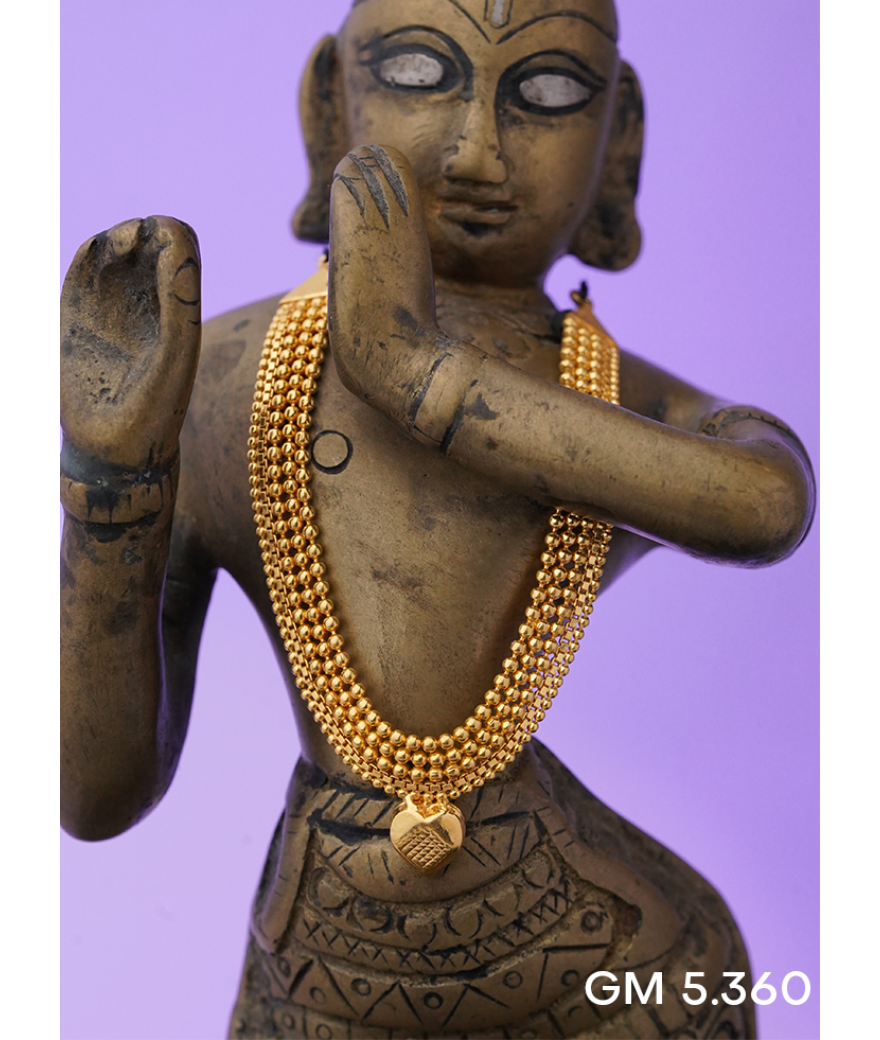 5 Line Gold Mala